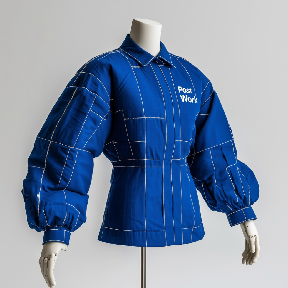 KI generierte Denim Dienstbekleidung für Postuniformen